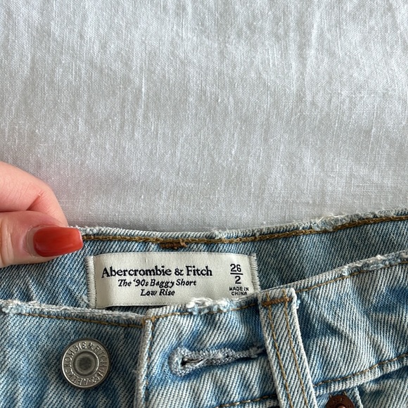 Abercrombie curve love denim shorts - Picture 2 of 5